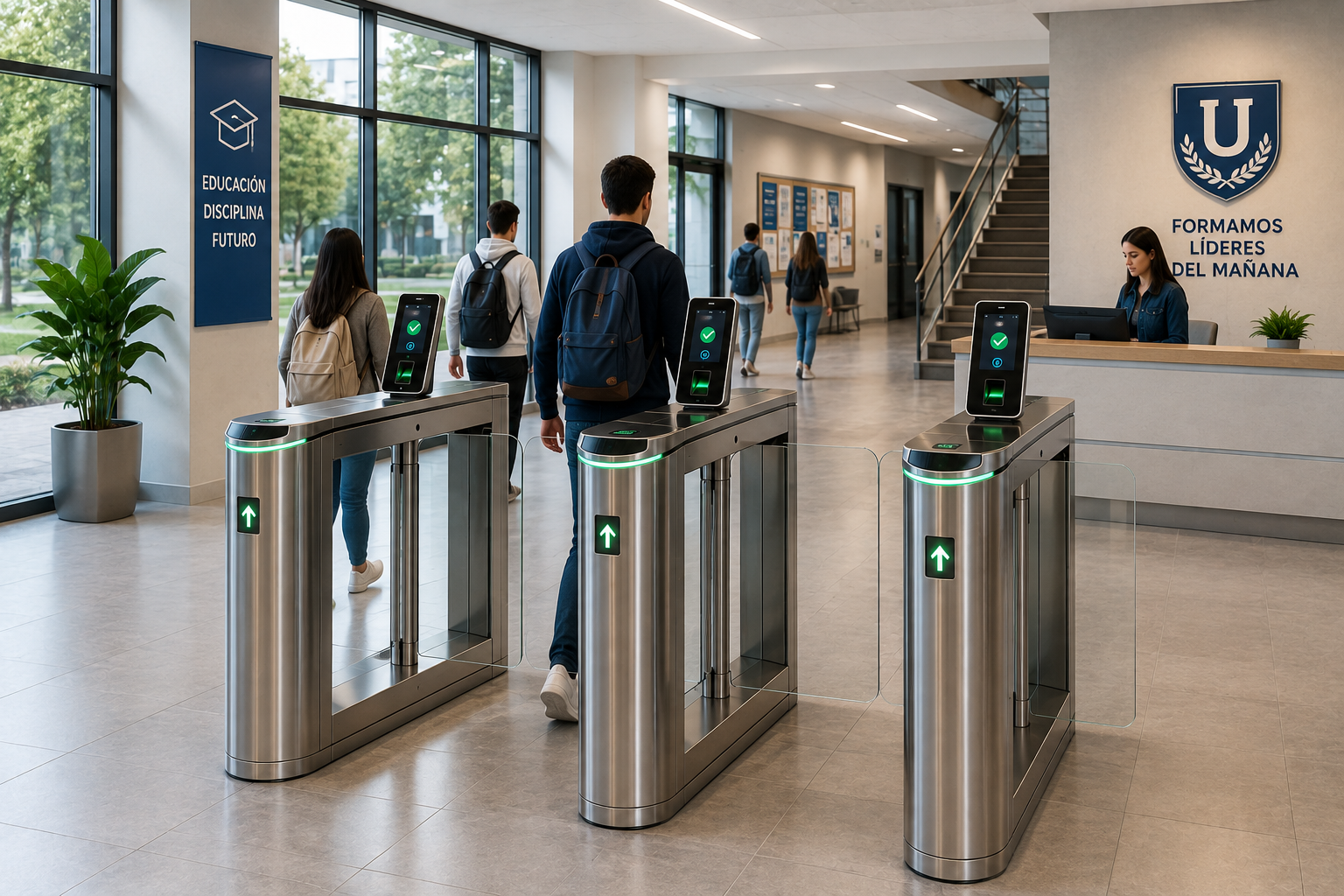 Control de acceso para escuelas y universidades